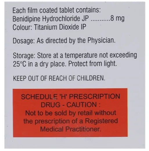 beniduce 8mg tablet 10's